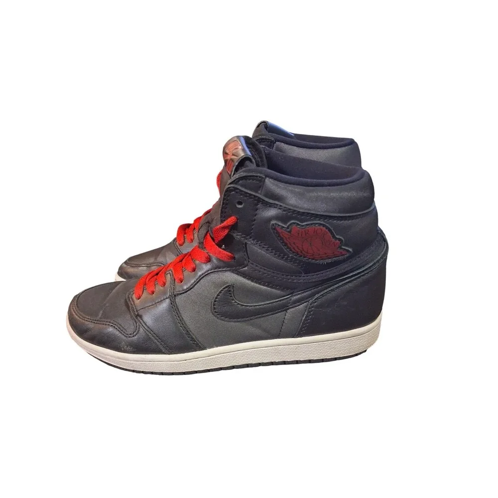 Nike Air Jordan 1 Retro High OG Black Gym Red Sneakers 555088-060 Mens 8